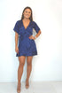 The Flirty Wrap Dress - Navy Sorbet dubai outfit dress brunch fashion mums
