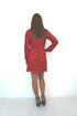 The Flirty Wrap Dress - Red Animal dubai outfit dress brunch fashion mums