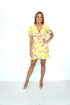 The Flirty Wrap Dress - Summer Yellow Floral dubai outfit dress brunch fashion mums