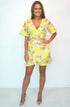 The Flirty Wrap Dress - Summer Yellow Floral dubai outfit dress brunch fashion mums