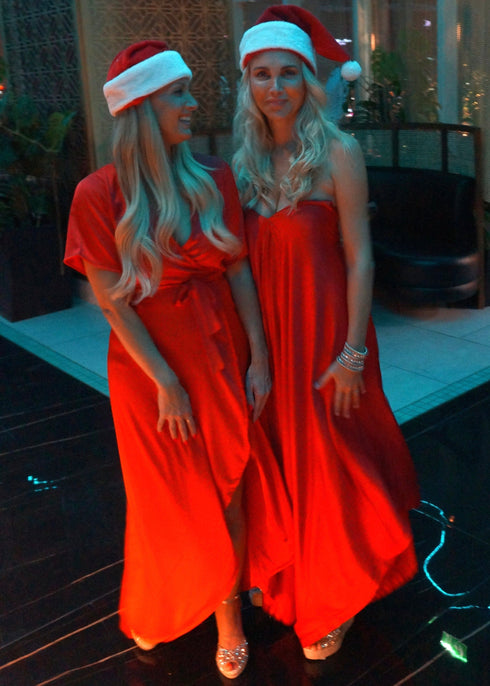 The Harem Jumpsuit - Christmas Red dubai outfit dress brunch fashion mums