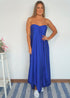 The Harem Jumpsuit - Royal Blue Satin dubai outfit dress brunch fashion mums
