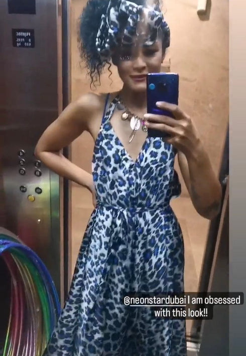 The Harem Jumpsuit - Twilight Jungle Satin dubai outfit dress brunch fashion mums