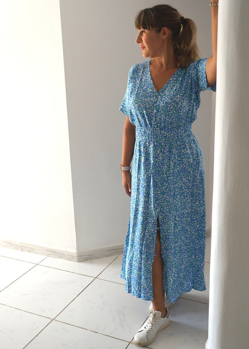 The Helen Dress - Emerald Splash dubai outfit dress brunch fashion mums