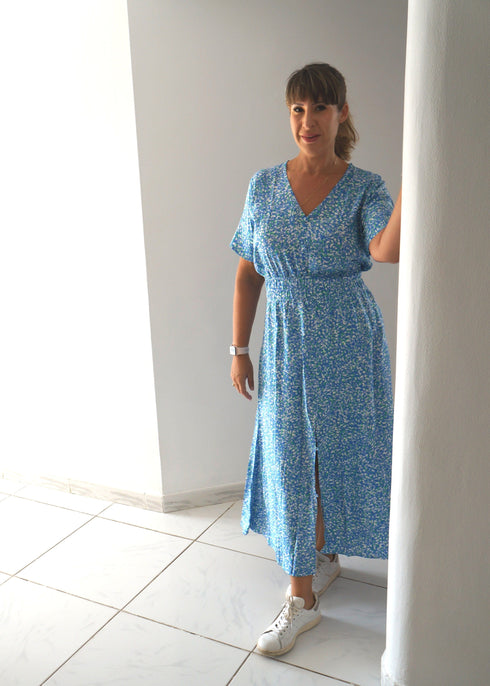 The Helen Dress - Emerald Splash dubai outfit dress brunch fashion mums