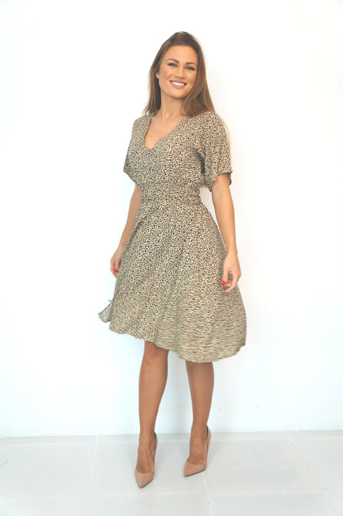 The Helen Dress - Leopard Shadow... dubai outfit dress brunch fashion mums