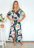 The Helen Dress - Navy Garden dubai outfit dress brunch fashion mums