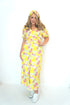 The Helen Dress - Summer Yellow Floral dubai outfit dress brunch fashion mums