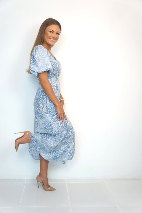 The Helen Dress - Water Leopard dubai outfit dress brunch fashion mums