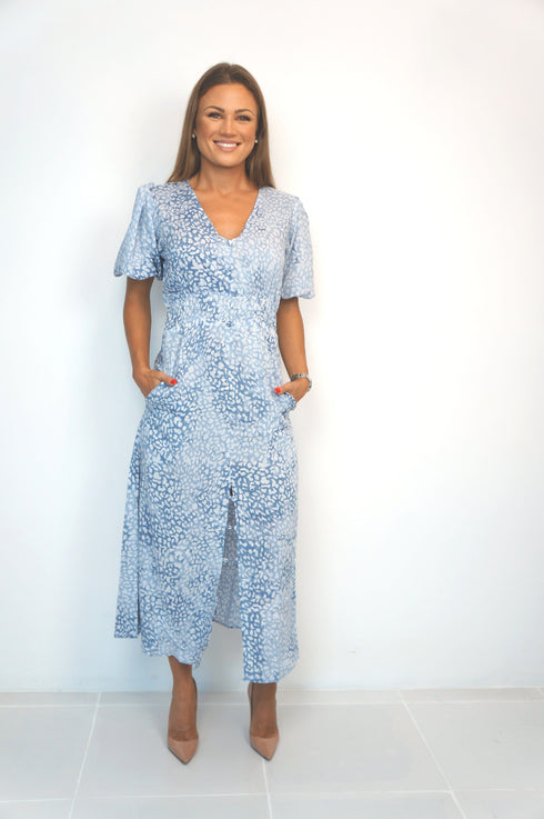 The Helen Dress - Water Leopard dubai outfit dress brunch fashion mums