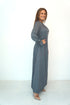 The High Neck Maxi Dress - Grey Diamonds dubai outfit dress brunch fashion mums