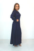 The High Neck Maxi Dress - Navy Diamonds dubai outfit dress brunch fashion mums