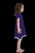 The Little Anywhere Dress - Royal Purple White Pom-poms dubai outfit dress brunch fashion mums
