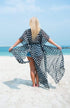 The Long Beach Kimono - Black & White Painted Chevron... dubai outfit dress brunch fashion mums