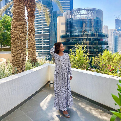 The Marina Dress - Dalmatian Dreams dubai outfit dress brunch fashion mums