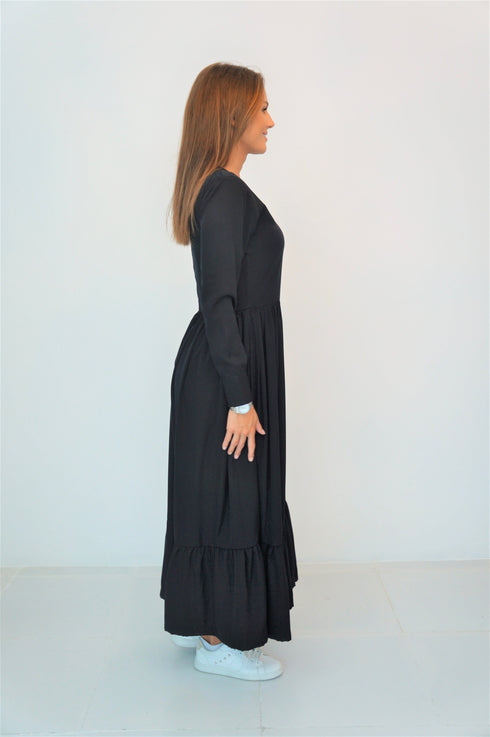 The Marina Dress - Midnight Black dubai outfit dress brunch fashion mums