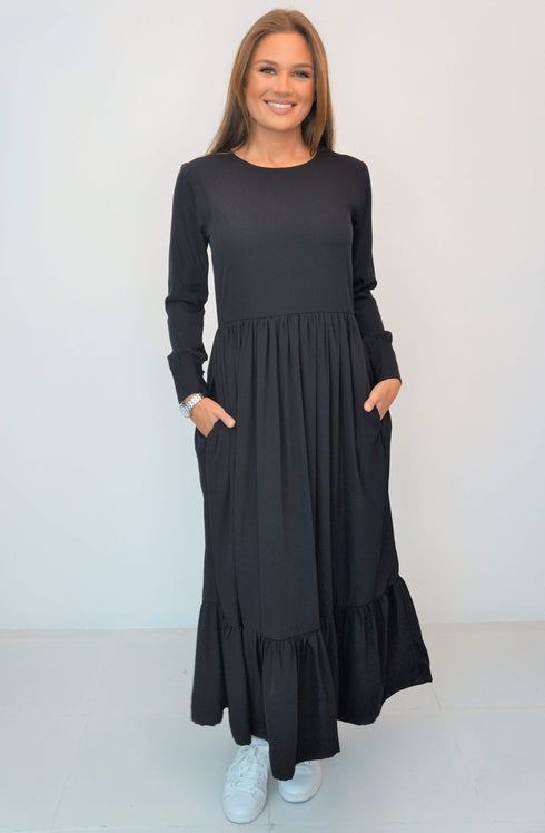 The Marina Dress - Midnight Black dubai outfit dress brunch fashion mums