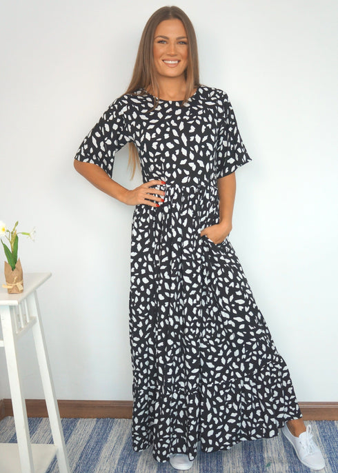 The Marina Dress - Wild Abstract dubai outfit dress brunch fashion mums