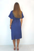 The Midi Flirty Wrap Dress - Perfect Navy dubai outfit dress brunch fashion mums