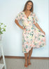 The Midi Wrap Dress - Life's A Peach dubai outfit dress brunch fashion mums