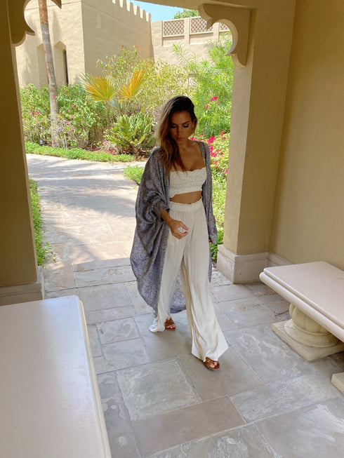 The Palm Kimono - Jungle Nights dubai outfit dress brunch fashion mums