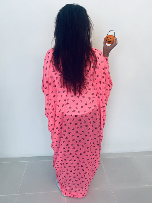 The Palm Kimono - Neon Skull Party dubai outfit dress brunch fashion mums