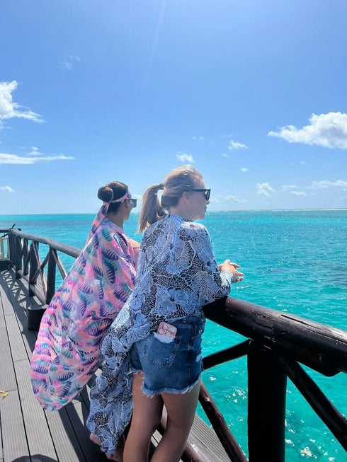 PALM BREEZE The Palm Kimono - Ocean Shells dubai outfit dress brunch fashion mums