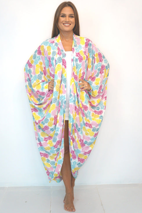 The Palm Kimono - Pineapple Happiness dubai outfit dress brunch fashion mums