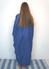 The Palm Kimono - Royal Blue Gold Moon dubai outfit dress brunch fashion mums