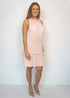The Party Tunic - Nude Pink Pleats dubai outfit dress brunch fashion mums