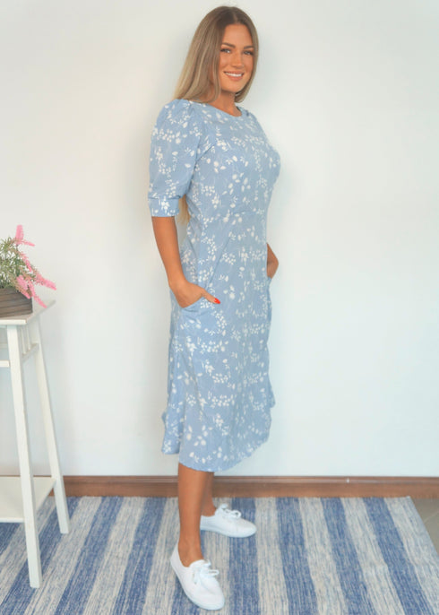 The Pixie Dress - Blue Sky Thinking dubai outfit dress brunch fashion mums