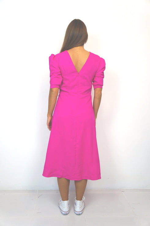The Pixie Dress - Hot Pink dubai outfit dress brunch fashion mums
