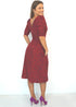 The Pixie Dress - Lipstick Leopard... dubai outfit dress brunch fashion mums