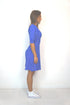 The Pixie Dress - Royal Blue Polka Dot dubai outfit dress brunch fashion mums