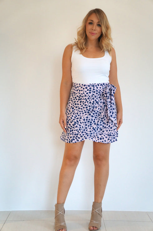 The Ruffle Wrap Skirt - Hamptons Weekend dubai outfit dress brunch fashion mums