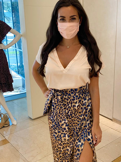 The Satin Tee - Ice Pink dubai outfit dress brunch fashion mums