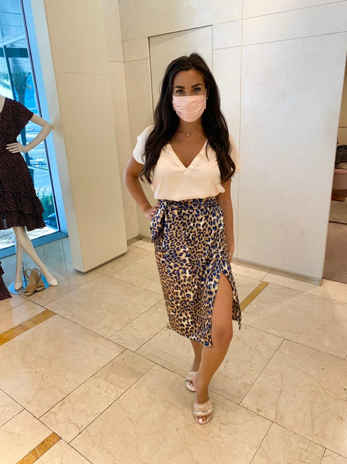 The Satin Tee - Ice Pink dubai outfit dress brunch fashion mums