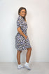 The Shirt Dress - Cobalt Gold Leopard dubai outfit dress brunch fashion mums
