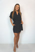 The Shirt Dress - Midnight Black dubai outfit dress brunch fashion mums
