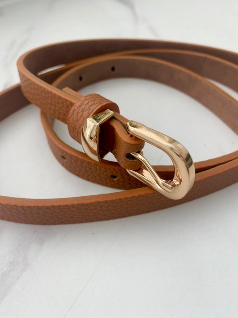 The Skinny Vegan Belt - Perfect Camel dubai outfit dress brunch fashion mums