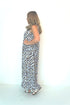 COBALT GOLD LEOPARD The Spaghetti Maxi Dress - Cobalt Gold Leopard dubai outfit dress brunch fashion mums