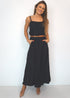 The Spaghetti Maxi Dress - Midnight Black... dubai outfit dress brunch fashion mums