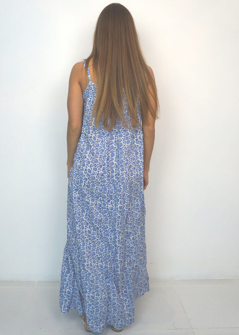 PAINTED RIVIERA The Spaghetti Maxi Dress - Painted Riviera dubai outfit dress brunch fashion mums