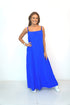 The Spaghetti Maxi Dress - Royal Blue dubai outfit dress brunch fashion mums