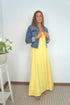 The Spaghetti Maxi Dress - Summer Yellow dubai outfit dress brunch fashion mums