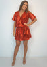 The Sparkle Playsuit - Red Sparkle dubai outfit dress brunch fashion mums