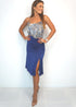 The Stephanie Skirt - Perfect Navy Satin dubai outfit dress brunch fashion mums