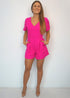 The Tasha Playsuit - Hot Pink dubai outfit dress brunch fashion mums