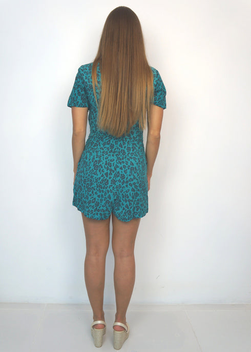 The Tasha Playsuit - Jade Jungle dubai outfit dress brunch fashion mums