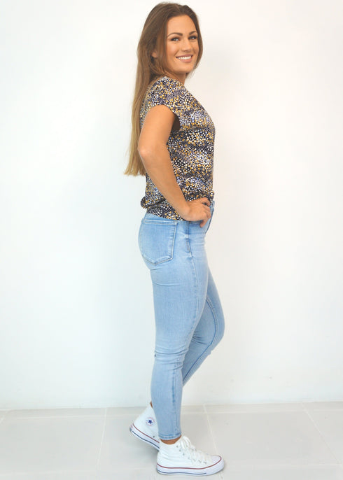 The Tee - Mosaic Sky... dubai outfit dress brunch fashion mums